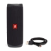 Caixa de Som JBL Flip 5 Black, Portátil, Bluetooth, À Prova d'Agua, 20W