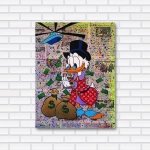 Placa Decorativa Tio Patinhas - 20 x 30 cm