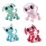 Robô Interativo Smart Dog Cute Filhote Cachorro Inteligente, Grava e Reproduz Voz, Sensor Toutch