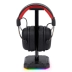 Suporte para Headset Gamer Redragon Scepter Pro Preto, RGB, 4 portas USB