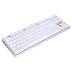 Teclado Mecânico Gamer Redragon Kumara Lunar White, Switch Blue, Single Color, ABNT 2