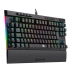 Teclado Óptico-Mecânico Gamer Redragon Magic-Wand Pro, Switch Blue, RGB, ABNT 2